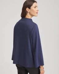 Chico's Outlet - Embellished Structured Top