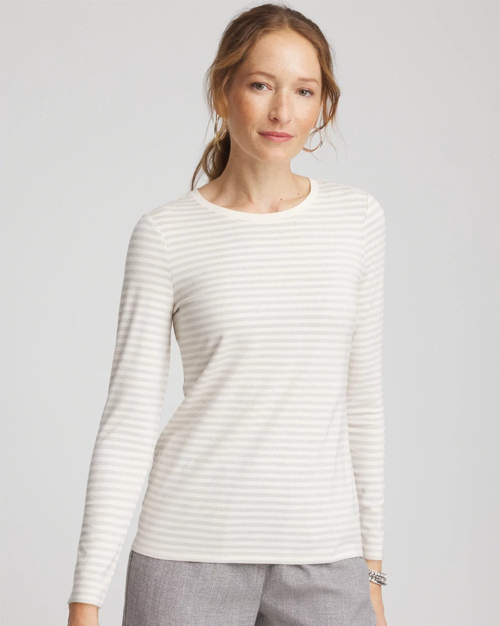 Chico's Online - Metallic Layering Tee