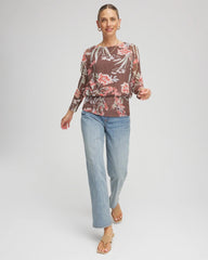 Chico's Sale - Textured Banded-Hem Top