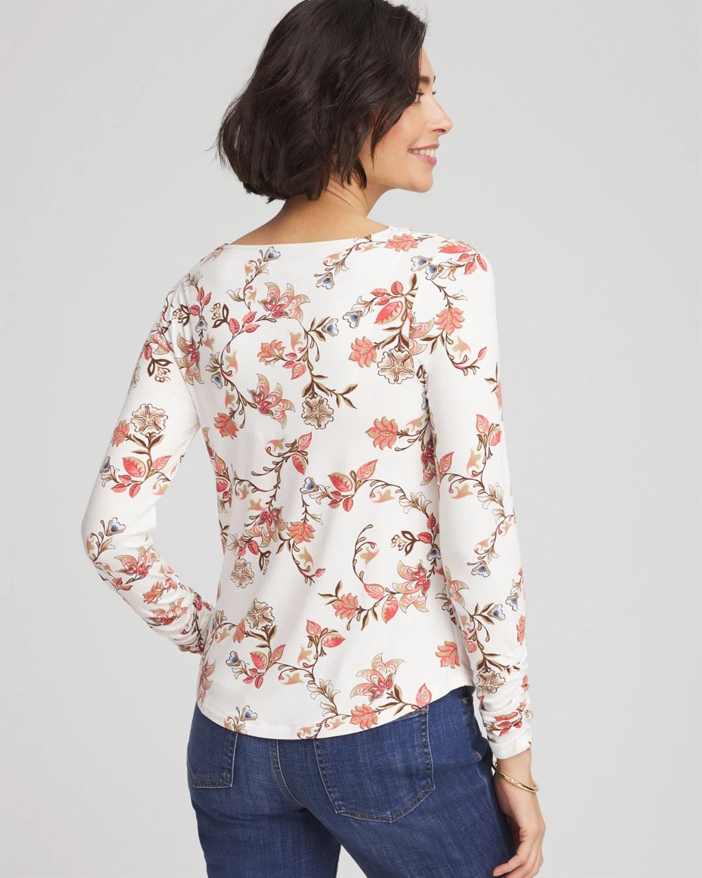 Chico's For Sale - Touch of Cool™ Long-Sleeved Cowlneck Tee