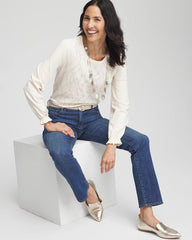 Chico's Sale - Embellished Long-sleeve Top