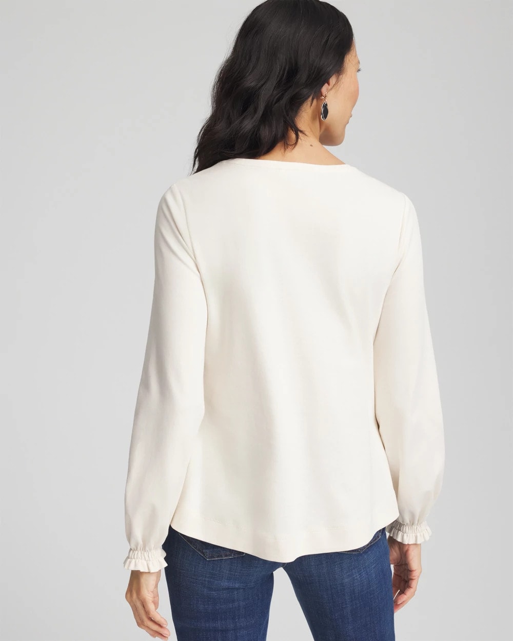 Chico's Sale - Embellished Long-sleeve Top