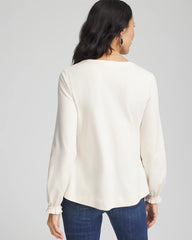 Chico's Sale - Embellished Long-sleeve Top