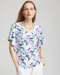 Chico's Sale - Touch of Cool™ Lily Handkerchief-Sleeve V-Neck Tee