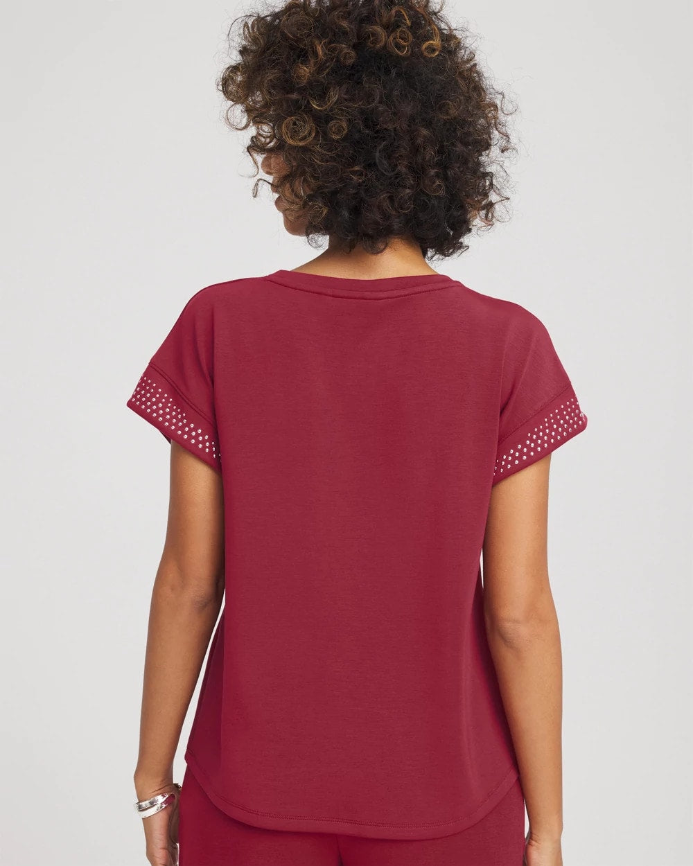 Chico's On Sale - Zenergy® Embellished Short-Sleeve Top