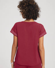 Chico's On Sale - Zenergy® Embellished Short-Sleeve Top