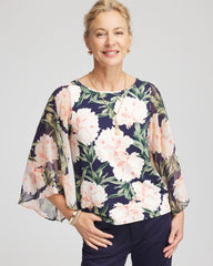 Chico's Discount - Georgette Angel-Sleeved Top