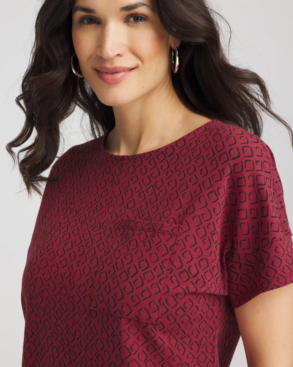 Chico's For Sale - Zenergy® UPF Geo-Print Dolman Top