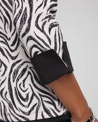 Chico's Discount - Pima Jewel Neck Contrast Tee