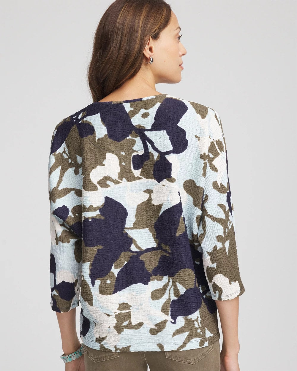 Chico's On Sale - Floral Wedge Top