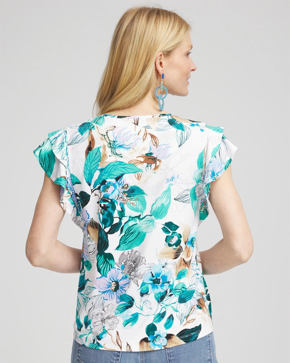Chico's Discount - Touch of Cool™ Flutter Sleeve Tee