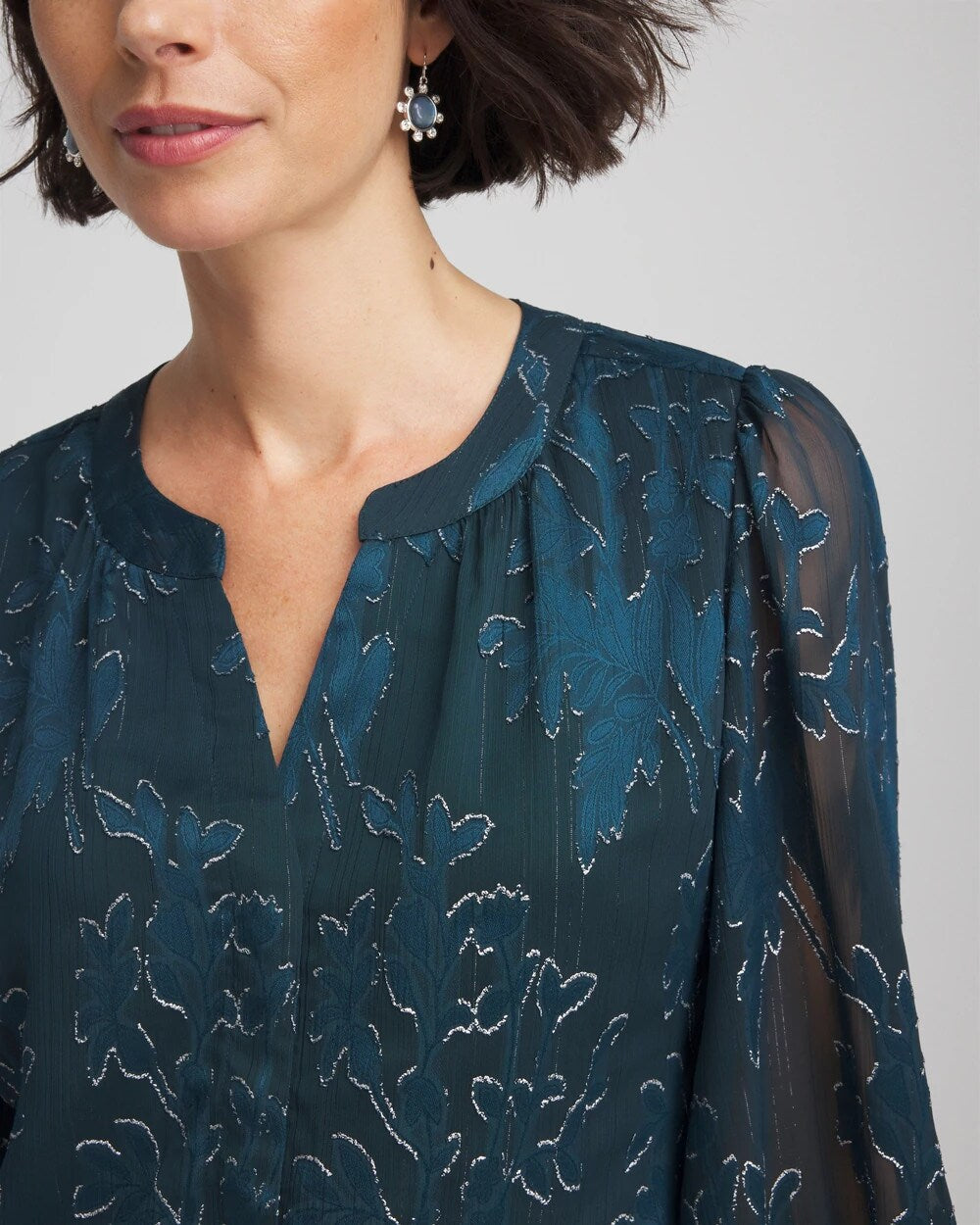 Chico's On Sale - Novelty Texture Blouse