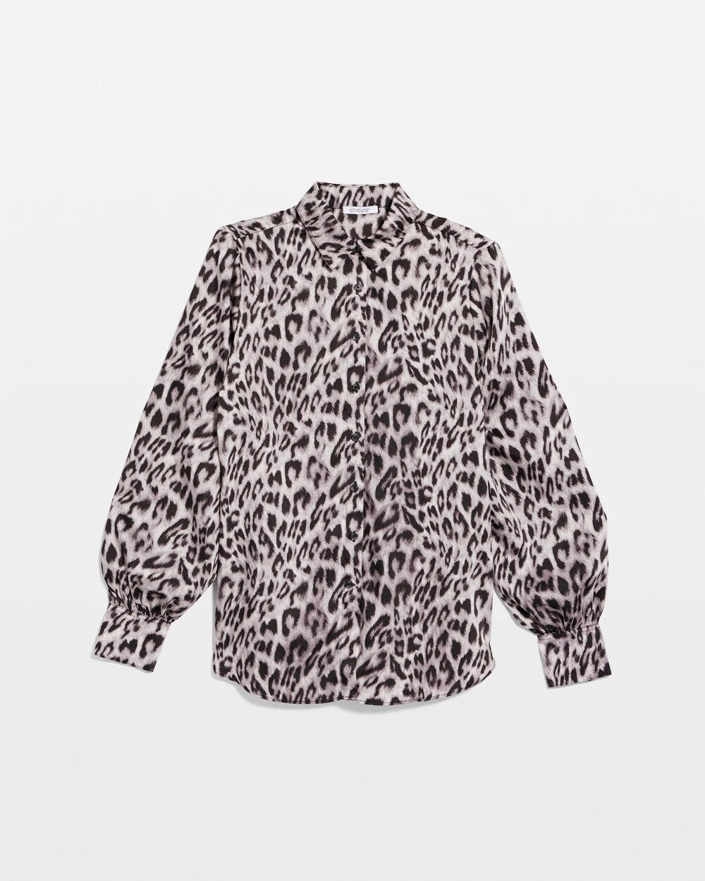 Chico's For Sale - Faux Silk Snowy Animal Shirt