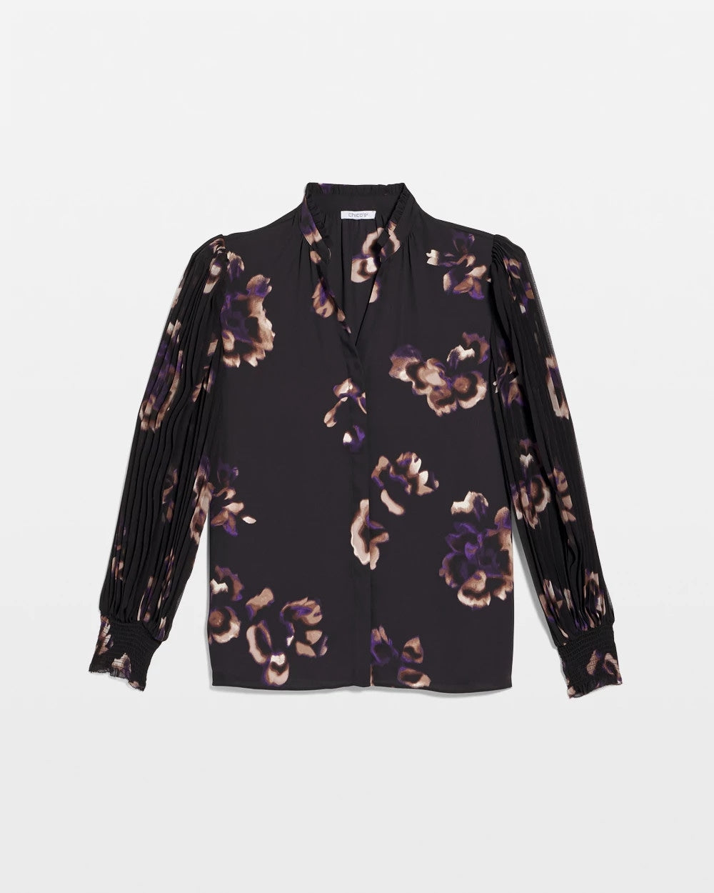 Chico's Outlet - Fjord Flora Opaque Crepe Blouse