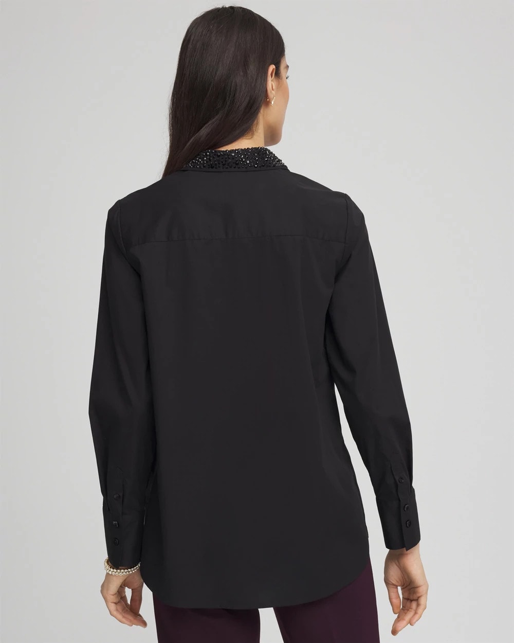 Chico's Online - Tonal Jewels Poplin Shirt