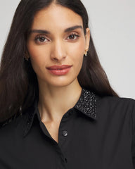Chico's Online - Tonal Jewels Poplin Shirt