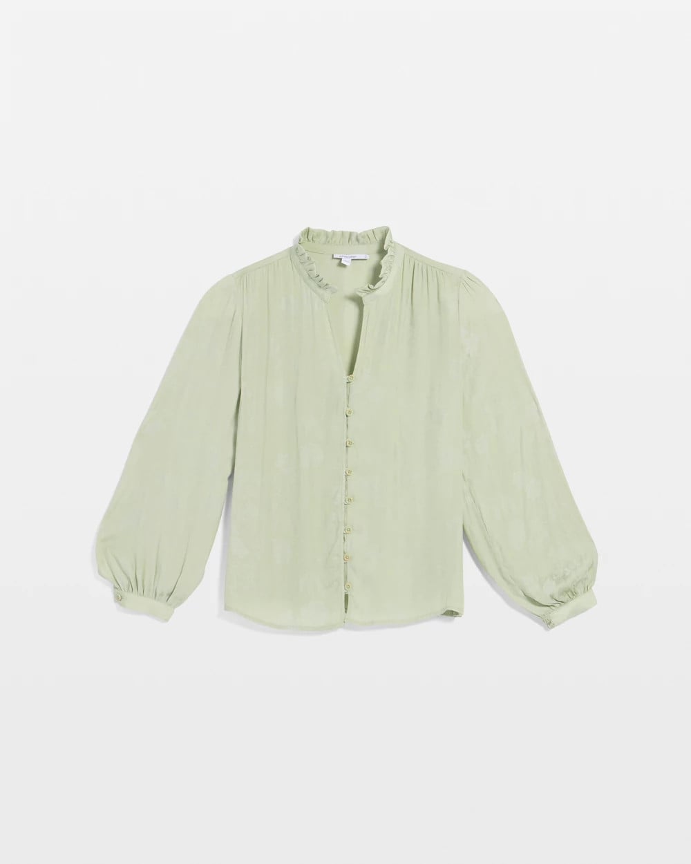Chico's / Jacquard Georgette Peasant Blouse