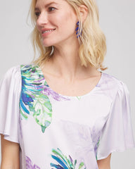 Chico's Discount - Flutter Sleeve Satin Top