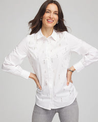 Chico's For Sale - Jeweled Poplin Shirt