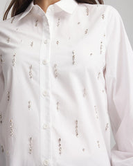 Chico's For Sale - Jeweled Poplin Shirt