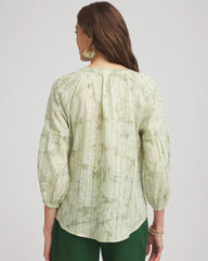 Chico's Discount - Lurex Stripe Cotton Blouse