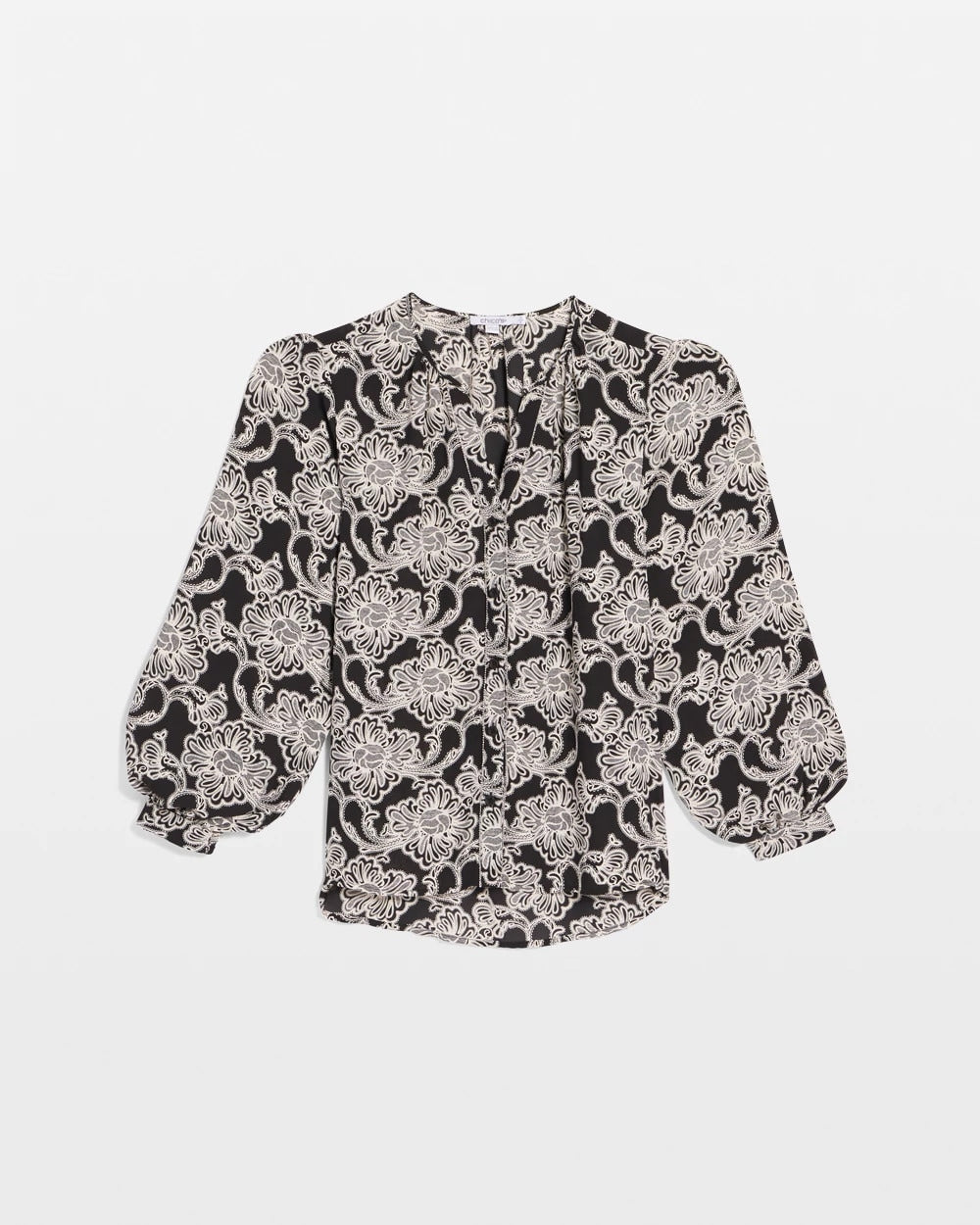 Chico's US - Caviar Bead Georgette Blouse