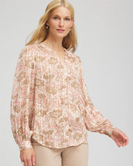 Chico's Discount - Revival Bloom Chiffon Blouse
