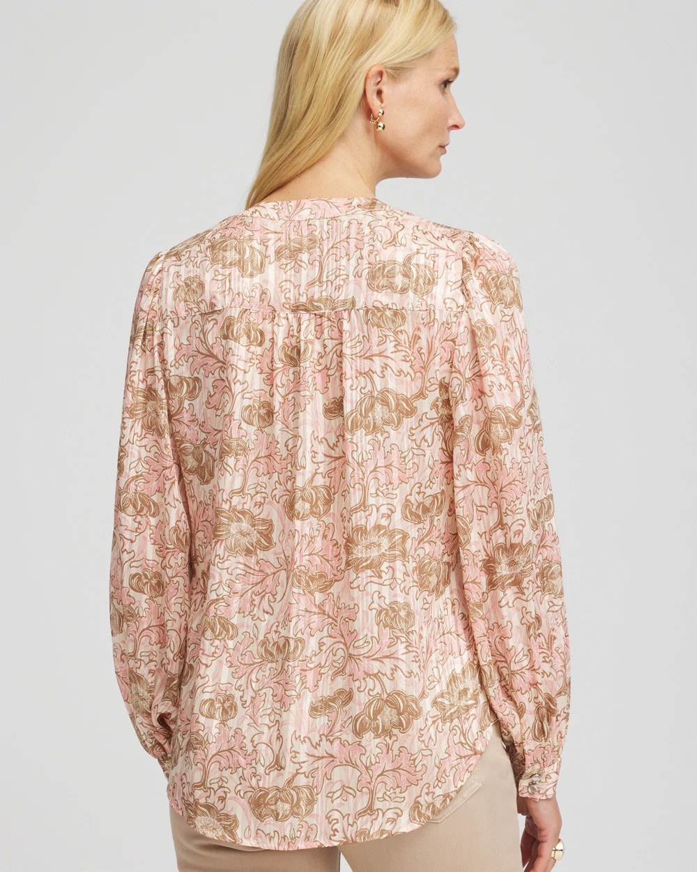 Chico's Discount - Revival Bloom Chiffon Blouse