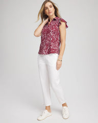 Chico's US - Zenergy® UPF Printed Polo Top