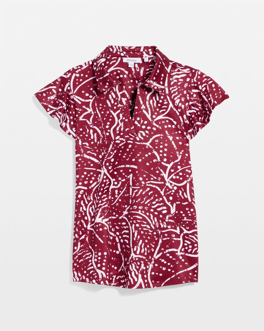 Chico's US - Zenergy® UPF Printed Polo Top