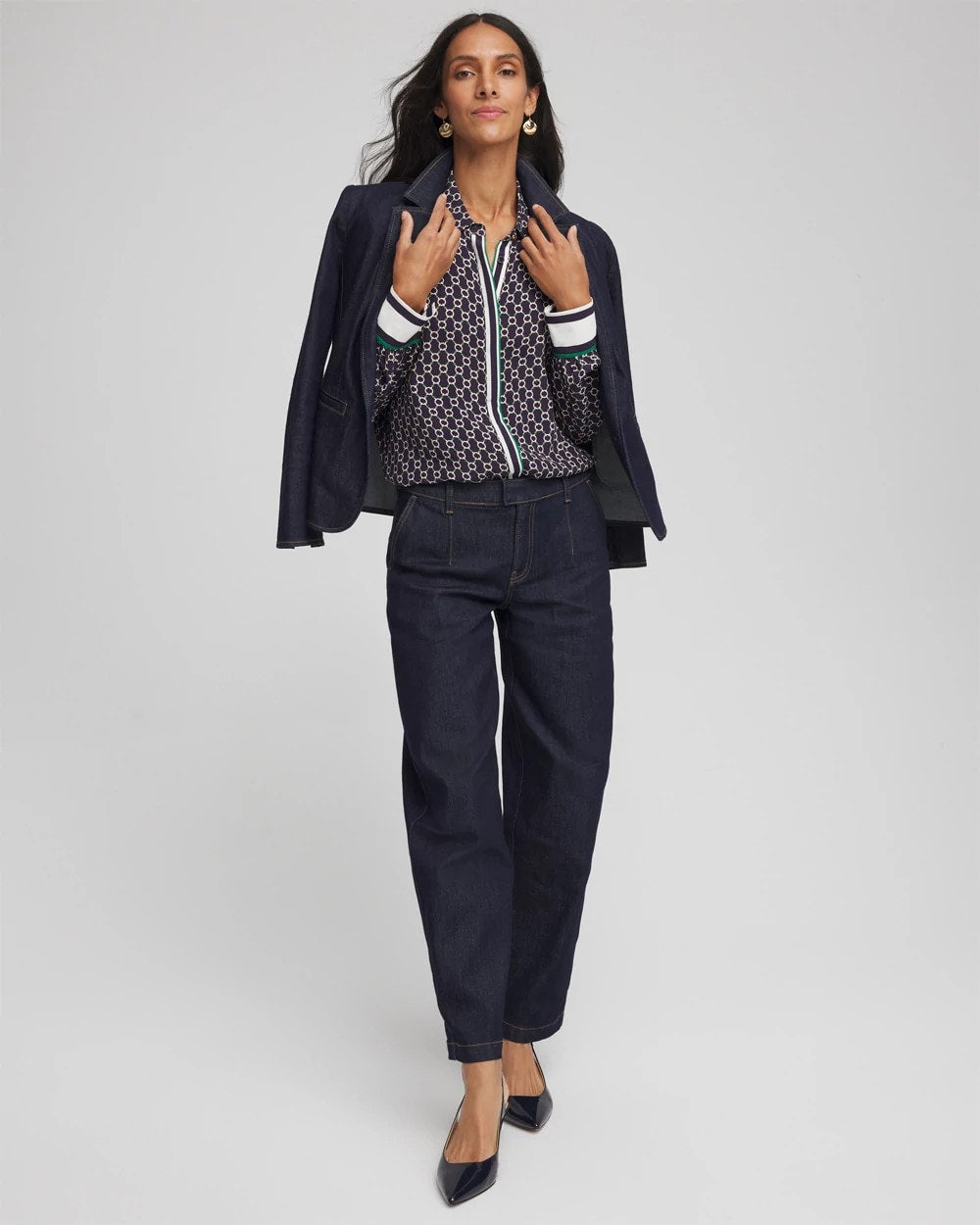 Chico's On Sale - Faux Silk Twill Shirt