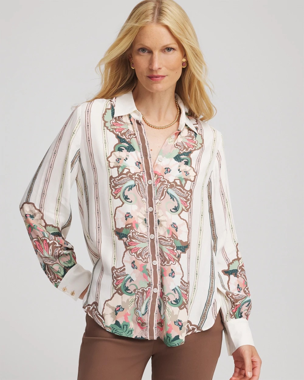 Chico's / Silky Classic-Fit Shirt