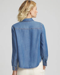Chico's / Tencel™ Colorblock Classic-Fit Shirt