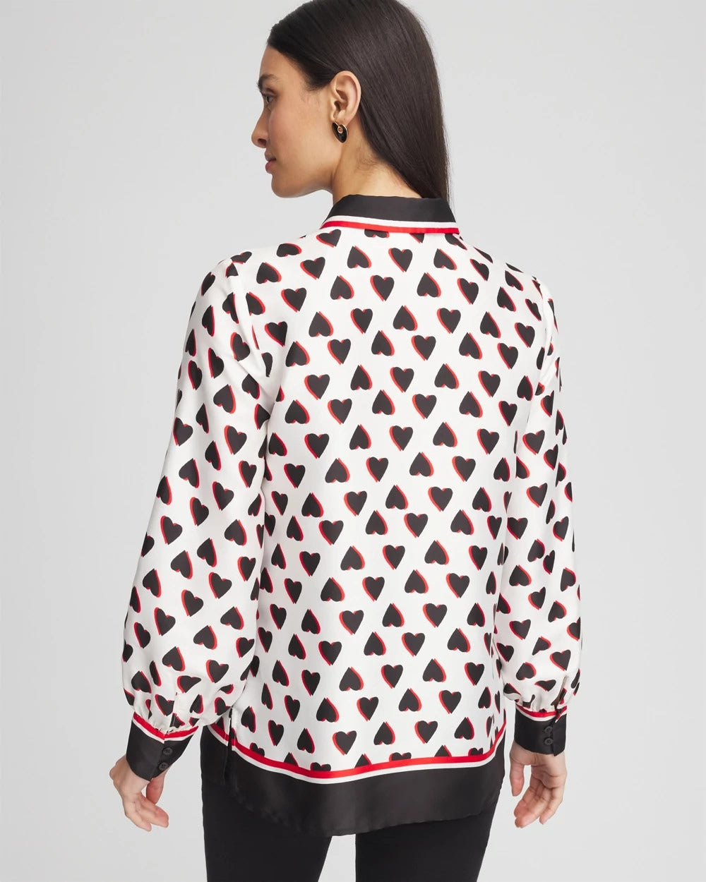 Chico's US - Classic Valentine's Day Blouse