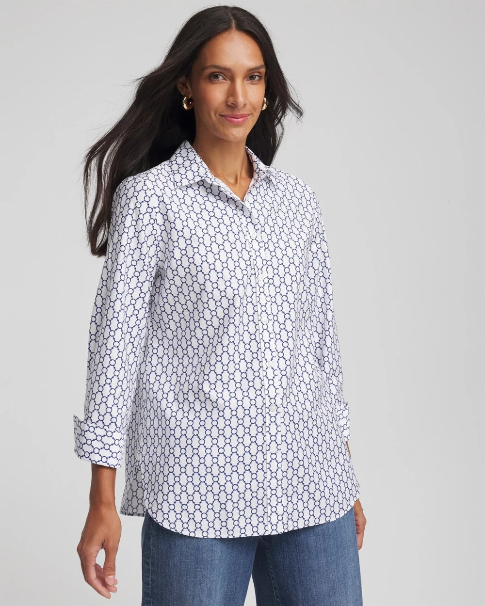 Chico's Sale - No Iron™  Chain Connection Shirt