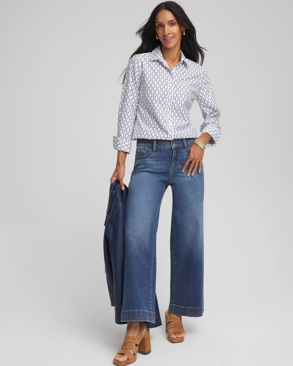 Chico's Sale - No Iron™  Chain Connection Shirt