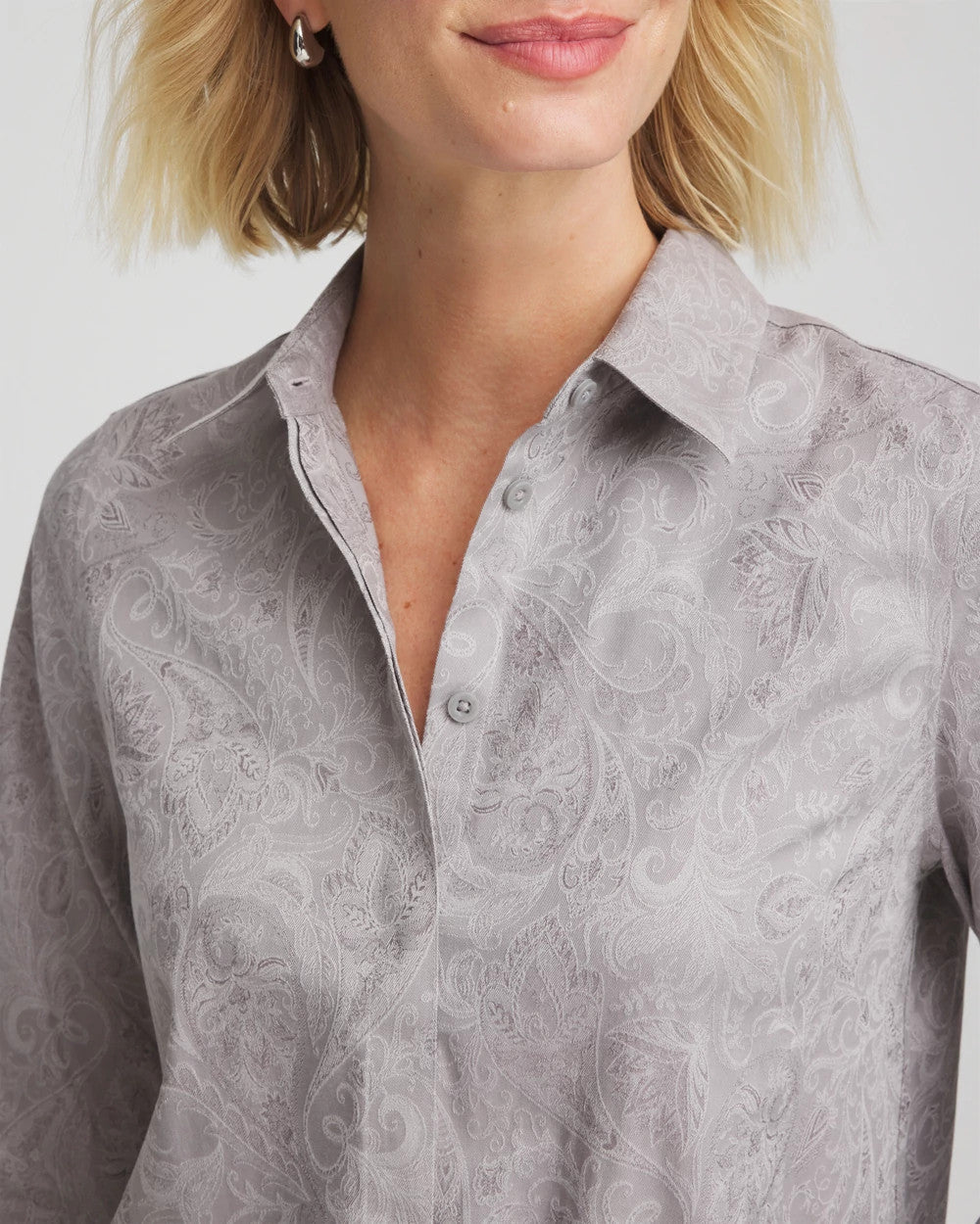 Chico's On Sale - No Iron™ Lace Jacquard Stretch Tunic