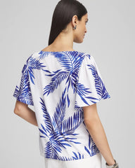 Chico's Outlet - Flutter Sleeve Satin Top