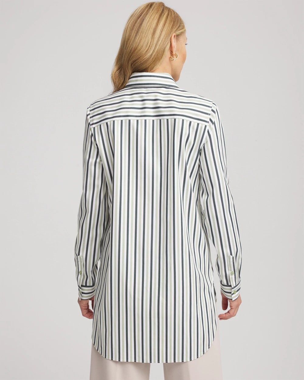 Chico's Discount - No Iron™ Striped Shirt