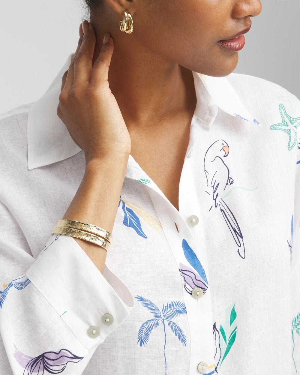 Chico's For Sale - No Iron™ Island Linen Shirt