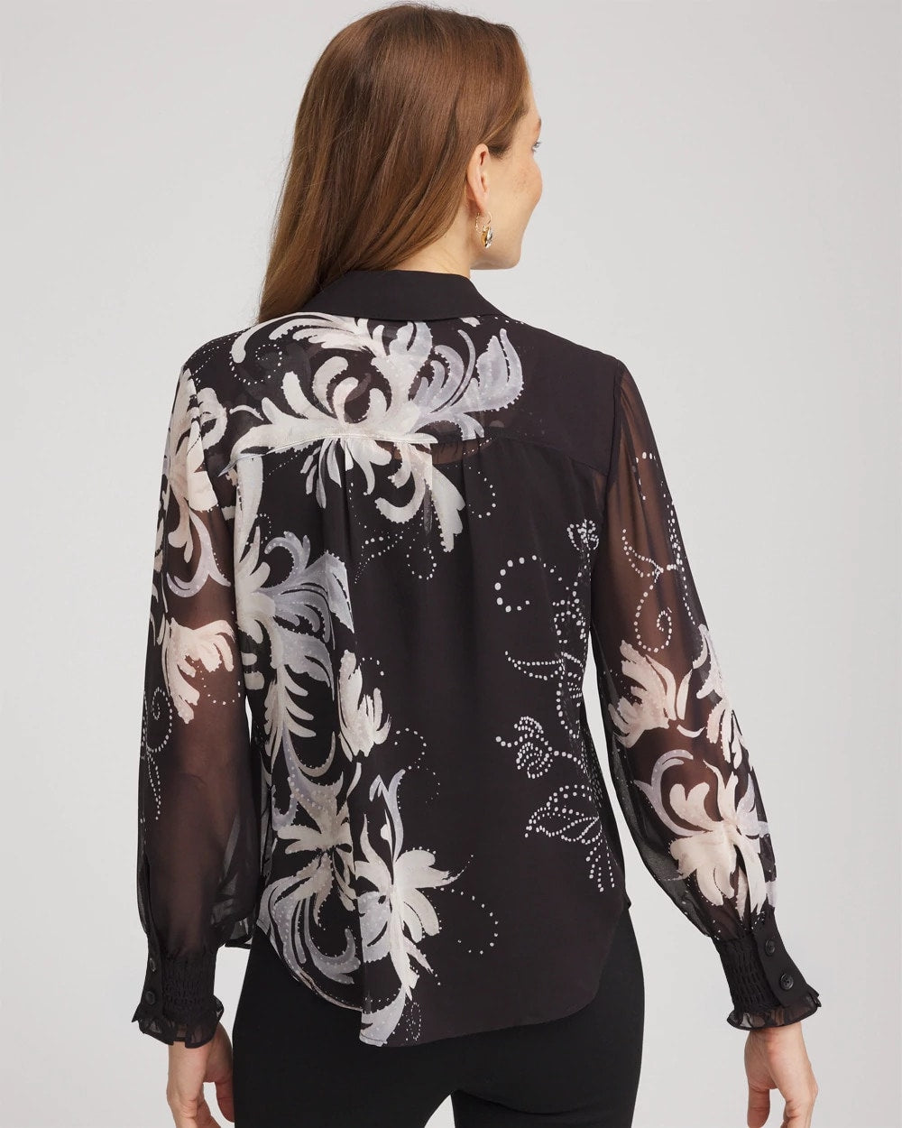 Chico's Outlet - Georgette Flow Print Blouse