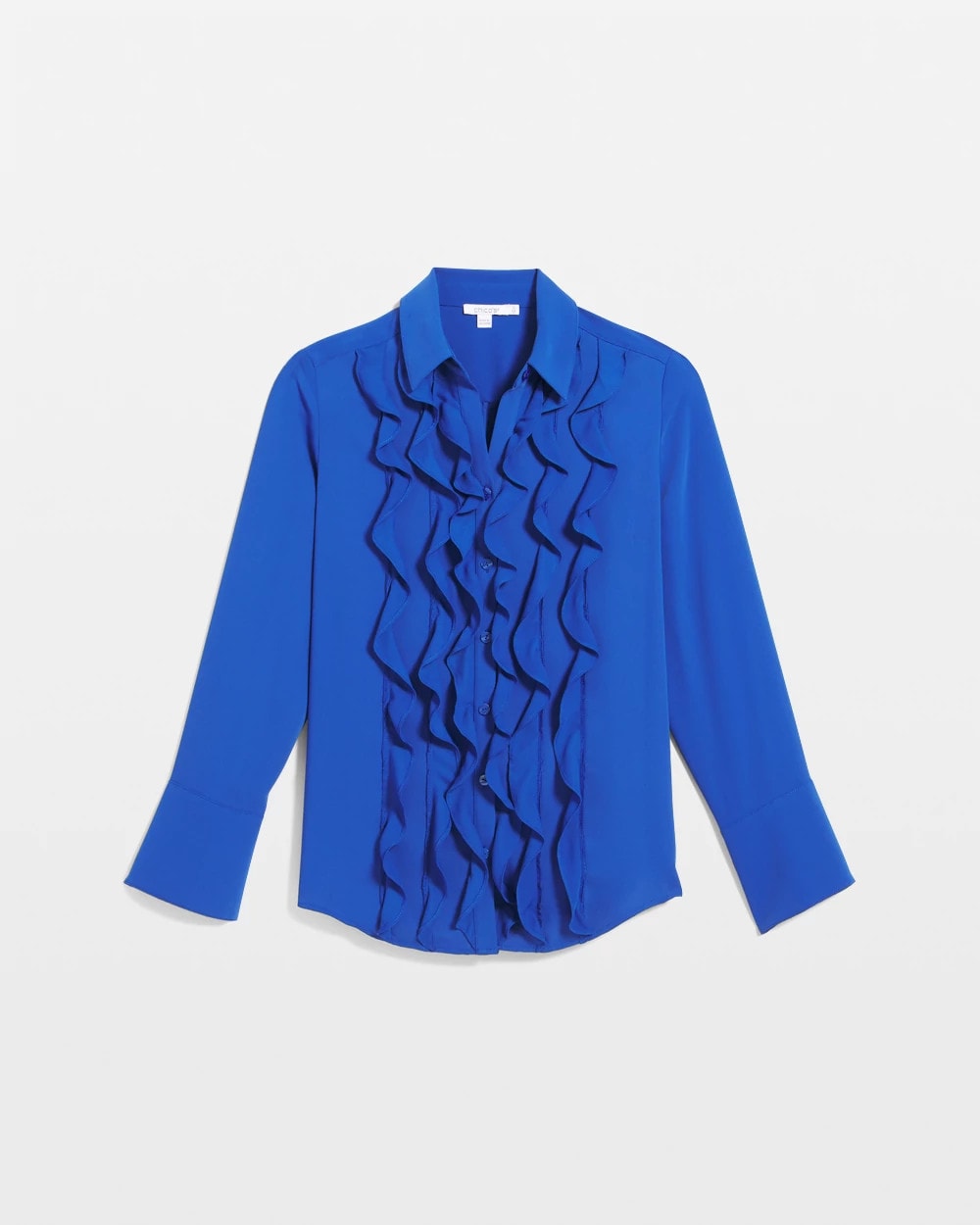 Chico's Online - Ruffle-Trim Chiffon Blouse