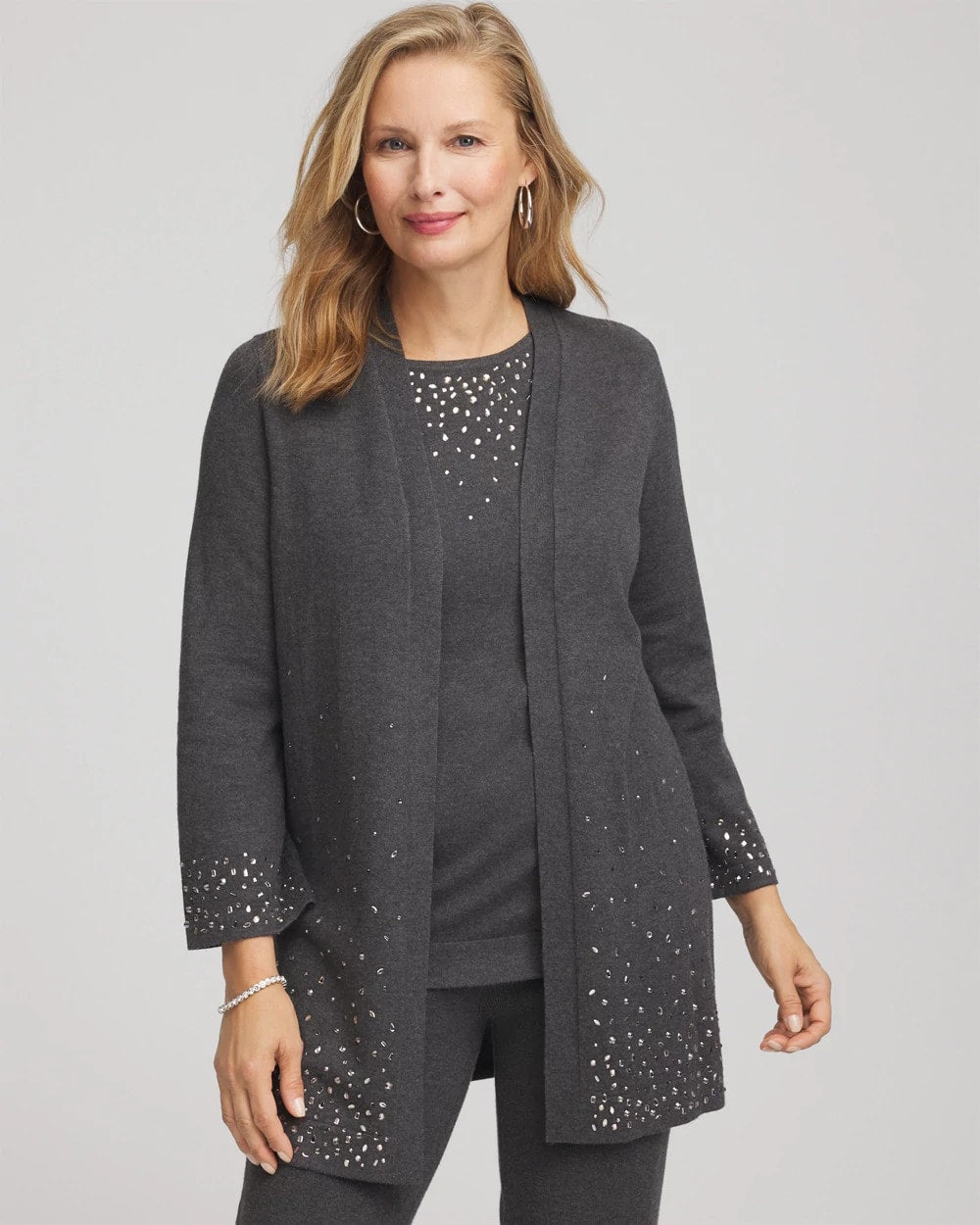 Chico's For Sale - Travelers™ Rhinestone Cardigan