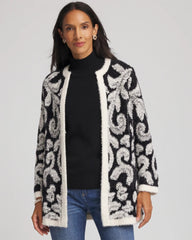 Chico's US - Abstract Fuzzy Cardigan