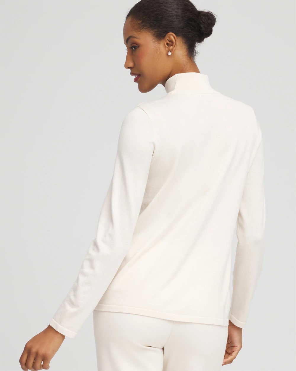 Chico's Discount - Ella Embellished Mockneck Sweater