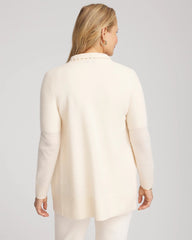 Chico's Online - Cashmere Pearl-Trim Cardigan