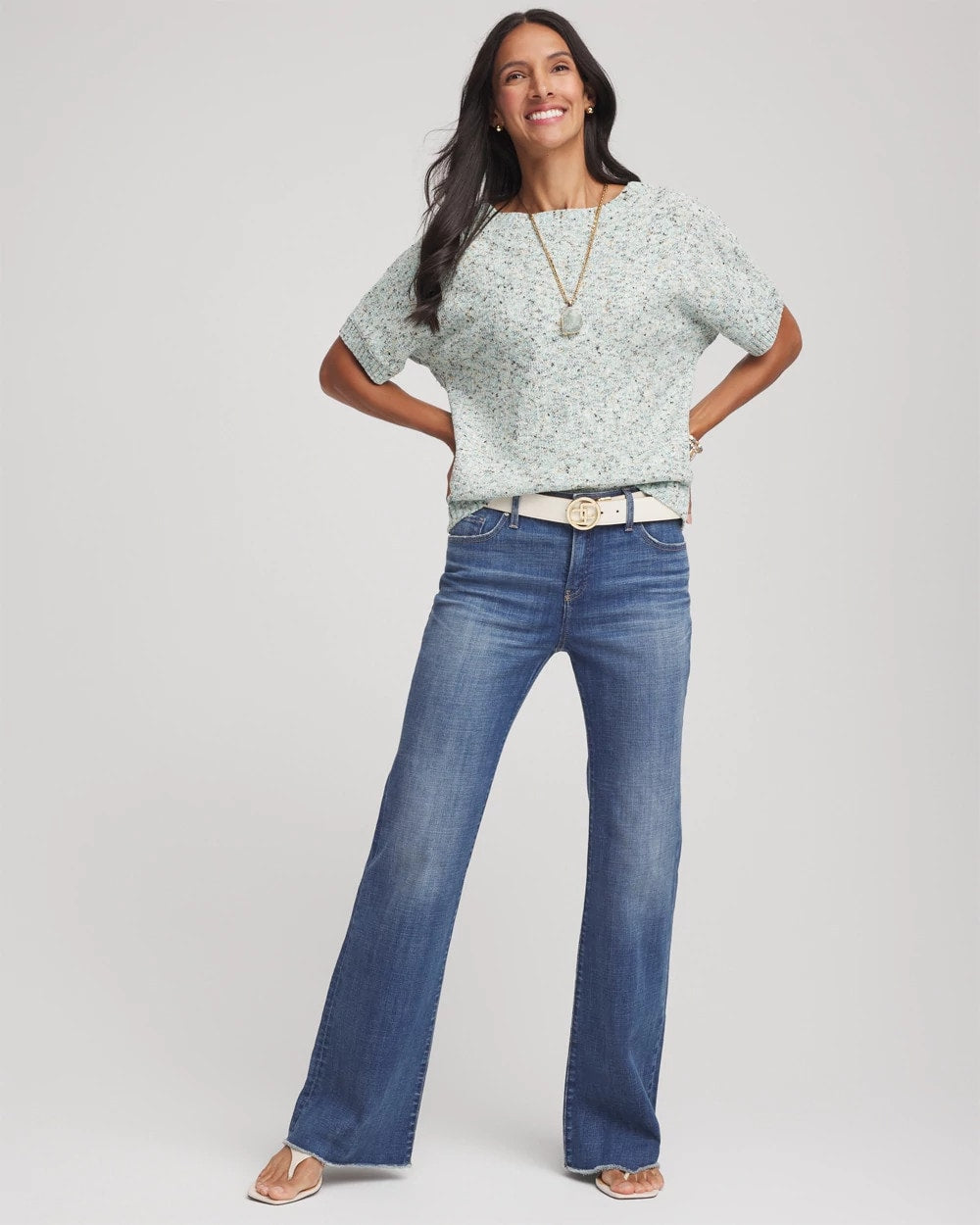 Chico's For Sale - Textured Dolman Pullover Sweater
