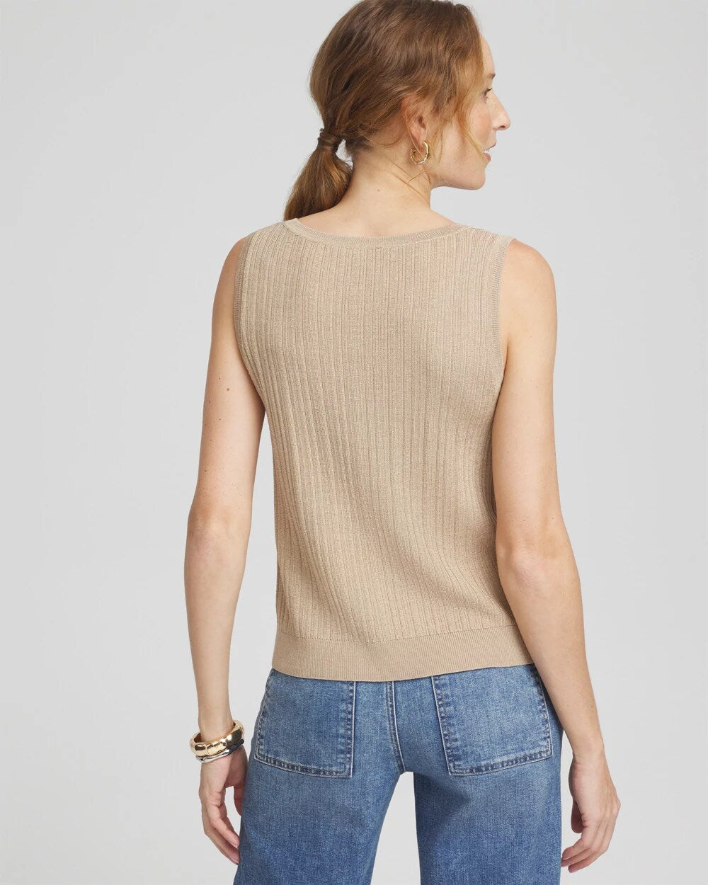 Chico's Sale - Rib Stitch Pullover Tank