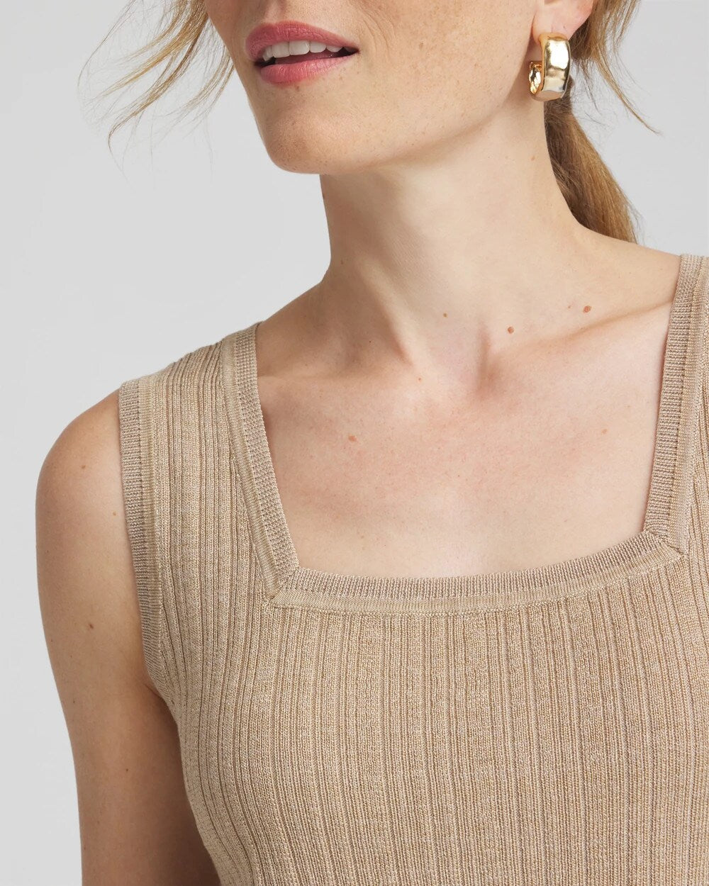Chico's Sale - Rib Stitch Pullover Tank