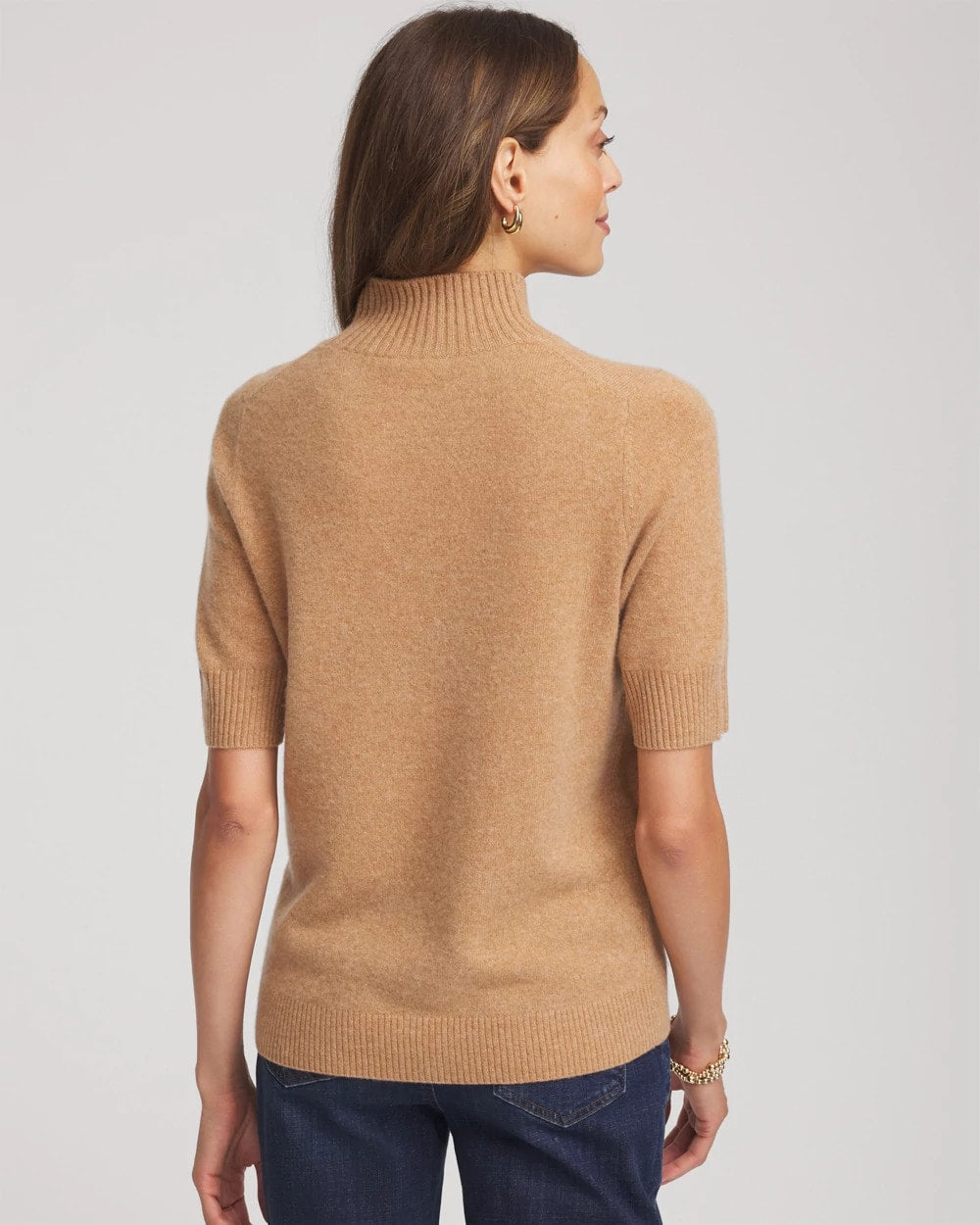 Chico's On Sale - Cashmere Elbow-Sleeve Sweater